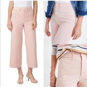 Madewell pink flared pants